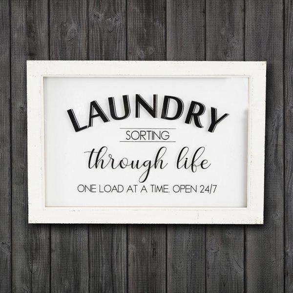 Gracie Oaks Laundry Sorting Through Life One Load At A Time Picture